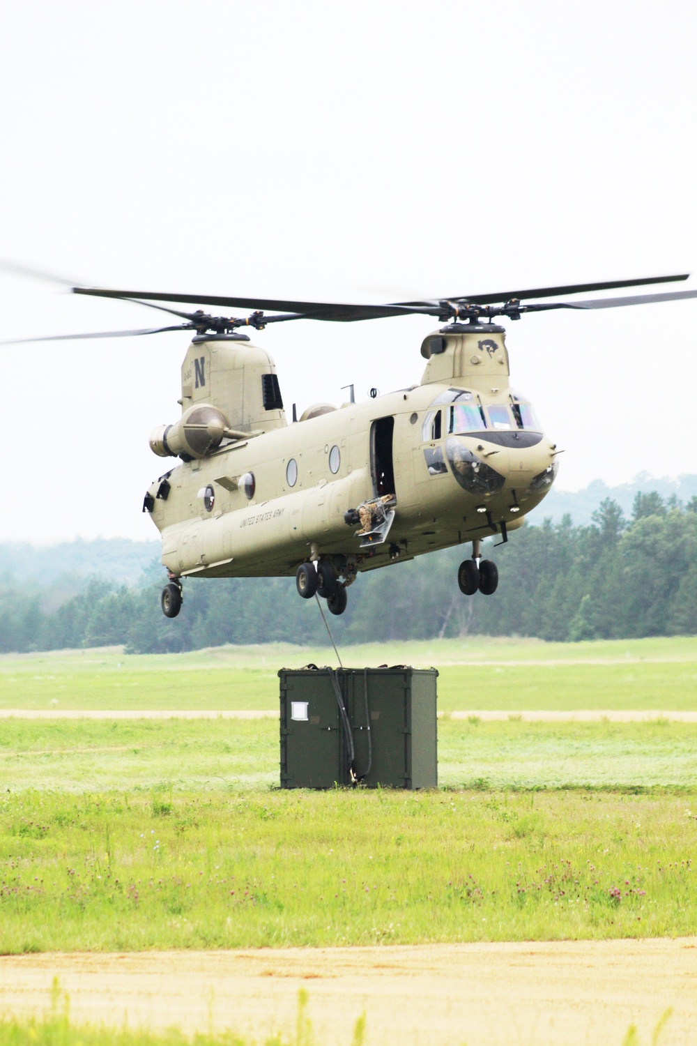 Chinook Ops for Patriot North 2017 Exercise at Fort McCoy