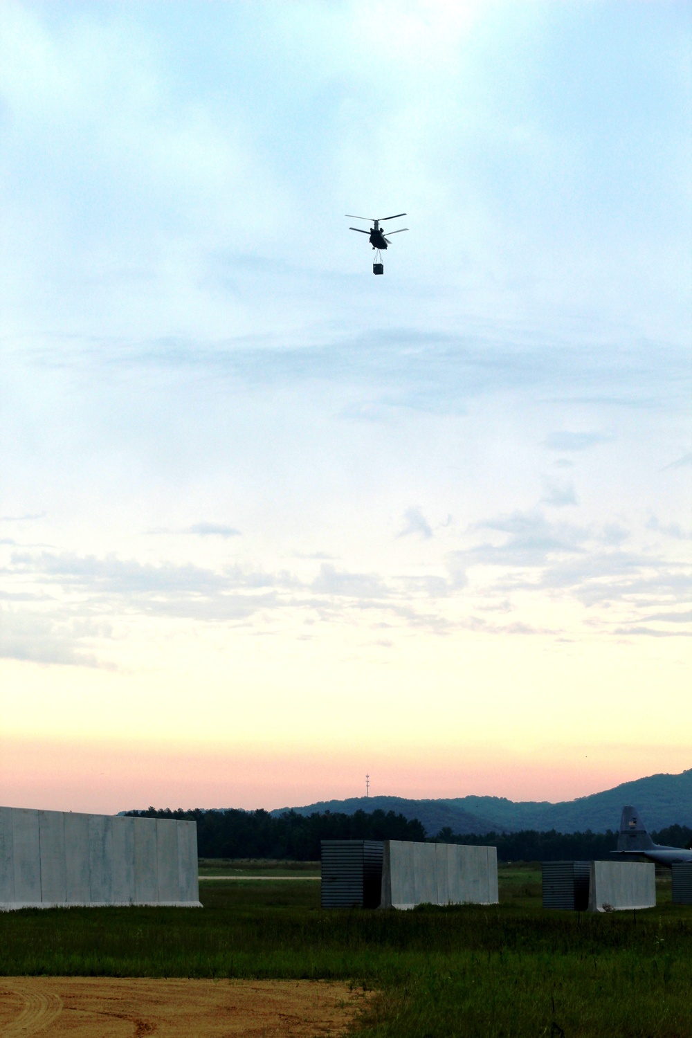 Chinook Ops for Patriot North 2017 Exercise at Fort McCoy