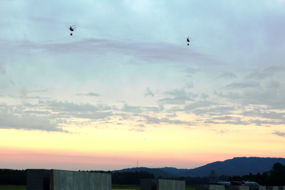 Chinook Ops for Patriot North 2017 Exercise at Fort McCoy