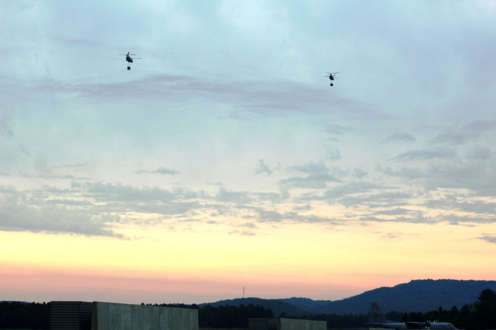 Chinook Ops for Patriot North 2017 Exercise at Fort McCoy