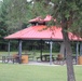 Picnic pavilion at Pine View Campground