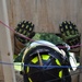 Soldiers from the 802nd Ord. Co. receive firefighting training at Crane