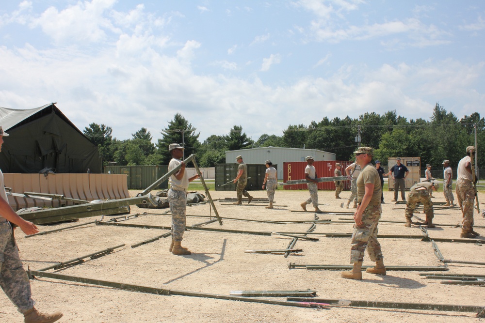 94th Combat Support Hospital training at Fort McCoy