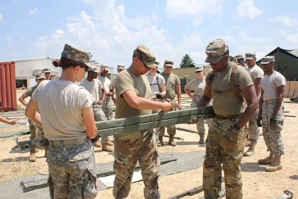 94th Combat Support Hospital training at Fort McCoy