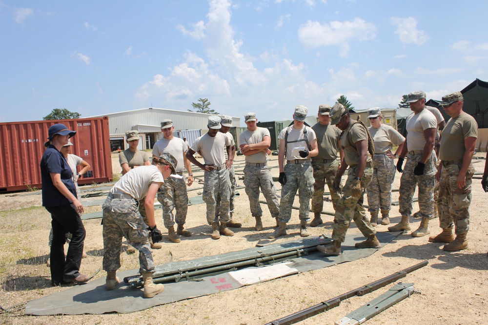 94th Combat Support Hospital training at Fort McCoy