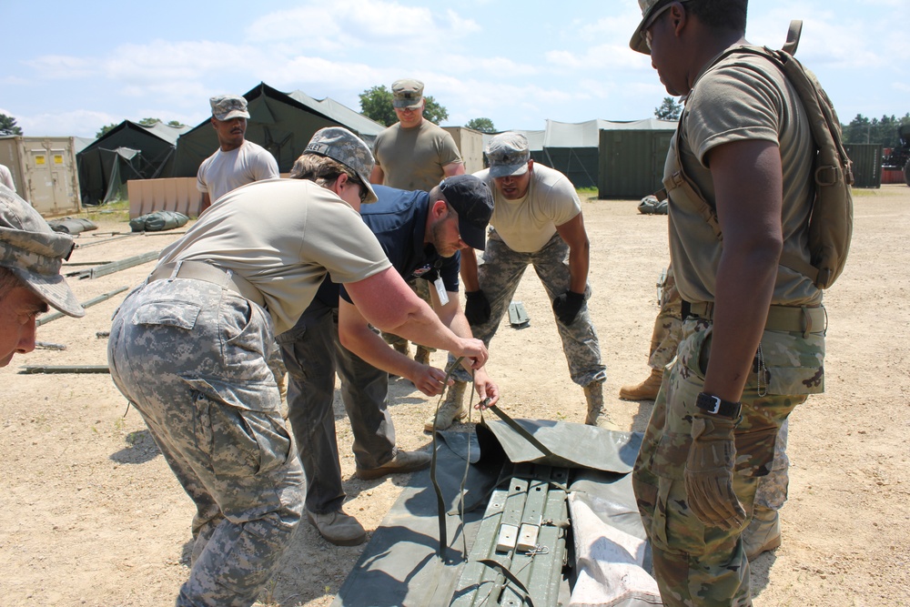 94th Combat Support Hospital training at Fort McCoy