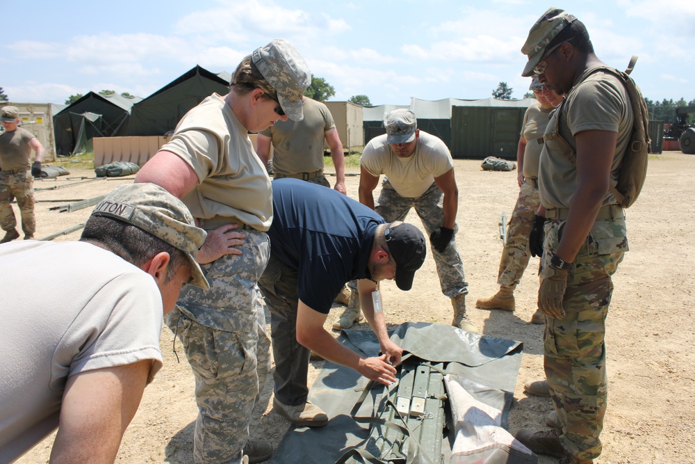 94th Combat Support Hospital training at Fort McCoy