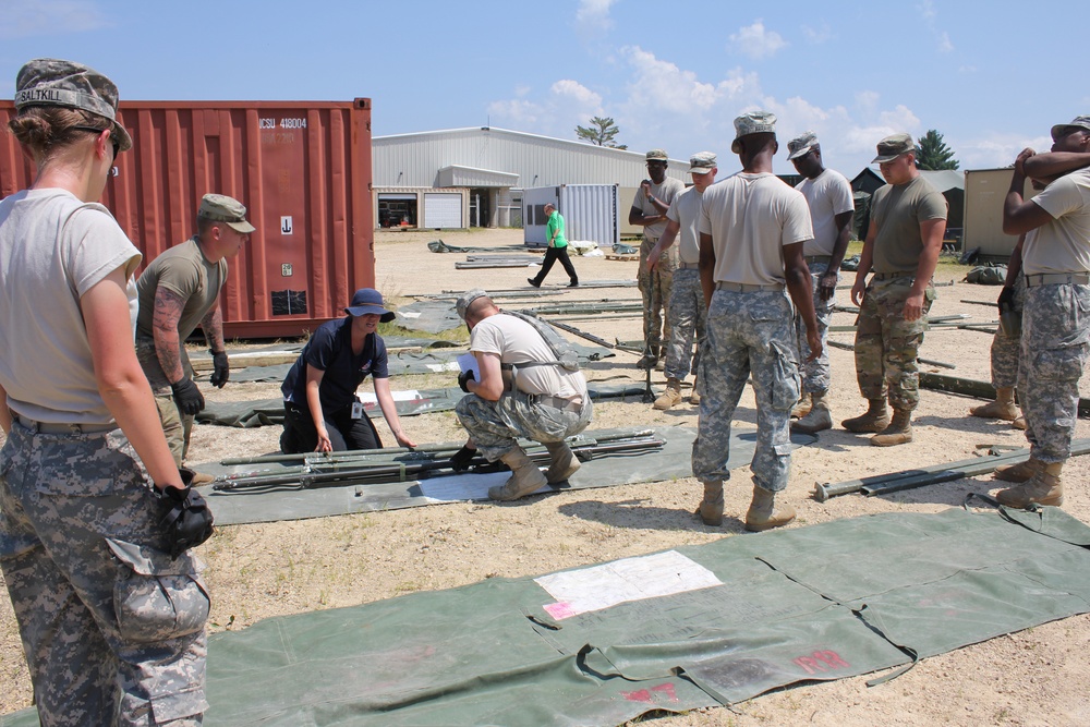 94th Combat Support Hospital training at Fort McCoy