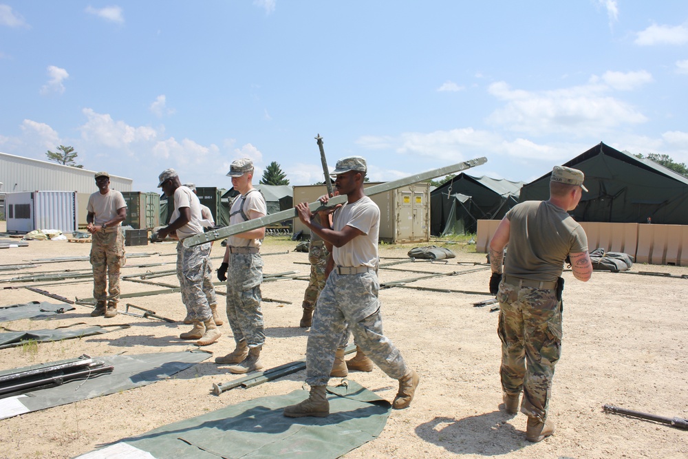 94th Combat Support Hospital training at Fort McCoy