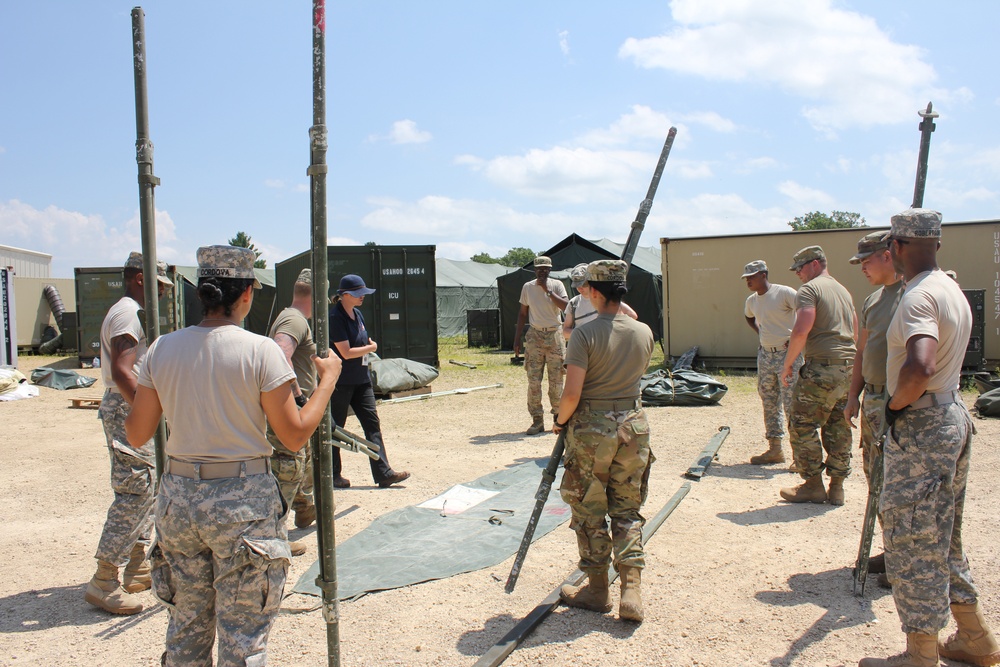 94th Combat Support Hospital training at Fort McCoy