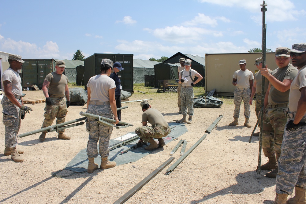 94th Combat Support Hospital training at Fort McCoy