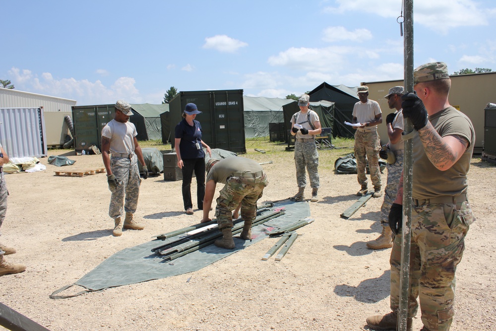 94th Combat Support Hospital training at Fort McCoy