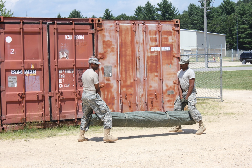 94th Combat Support Hospital training at Fort McCoy