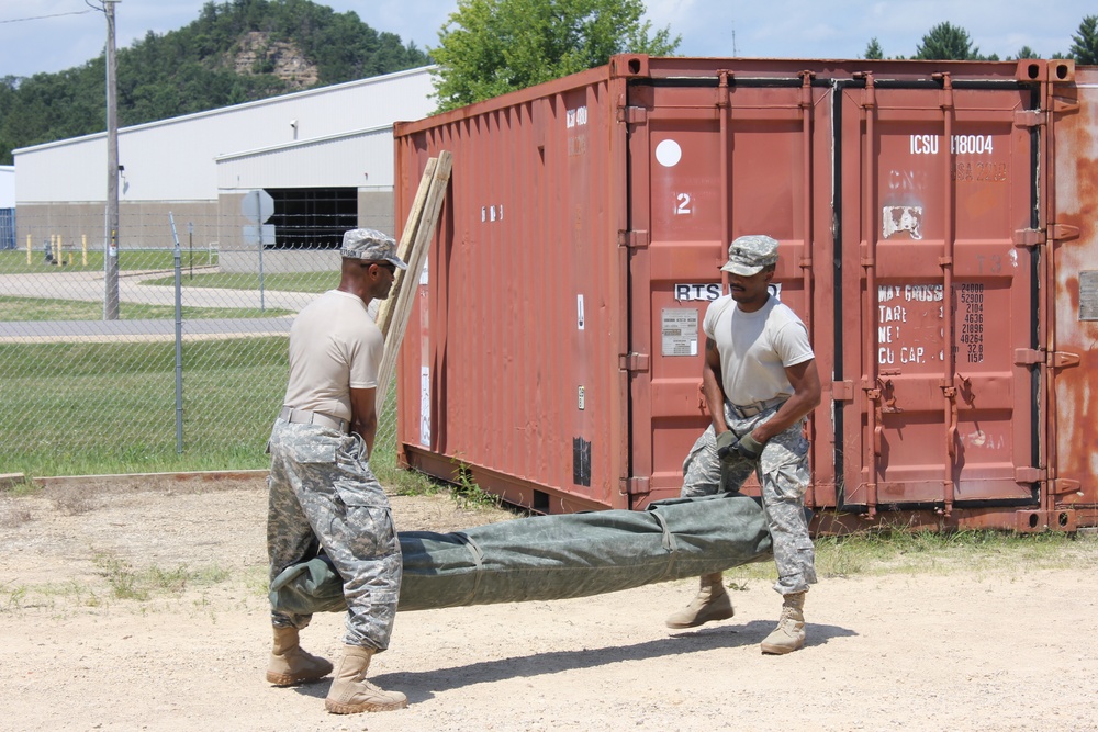 94th Combat Support Hospital training at Fort McCoy