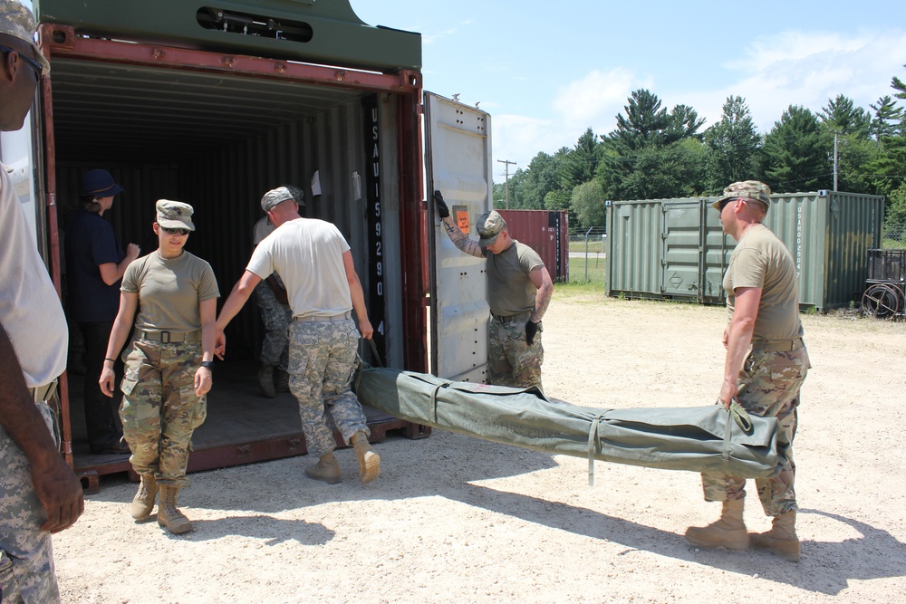 94th Combat Support Hospital training at Fort McCoy