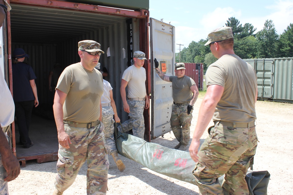 94th Combat Support Hospital training at Fort Mccoy