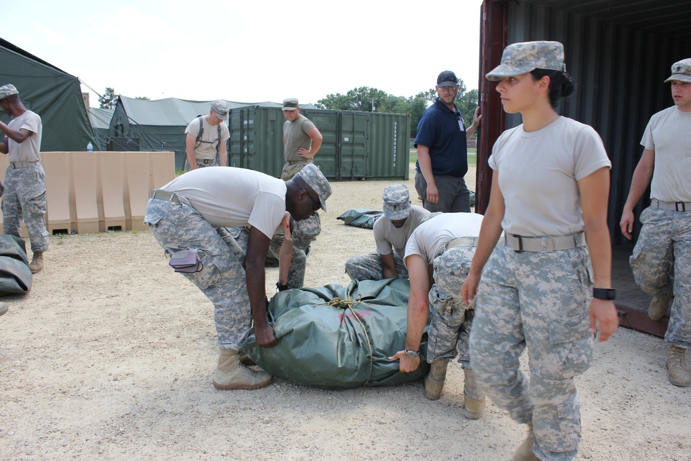 94th Combat Support Hospital training at Fort McCoy