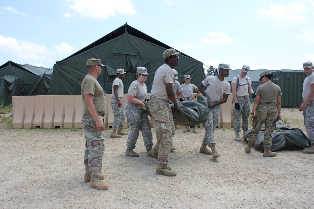 94th Combat Support Hospital training at Fort McCoy