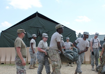 94th Combat Support Hospital training at Fort McCoy
