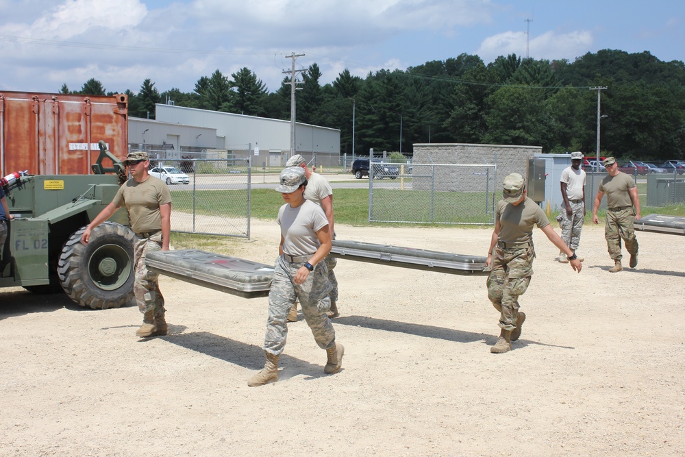 94th Combat Support Hospital training at Fort McCoy