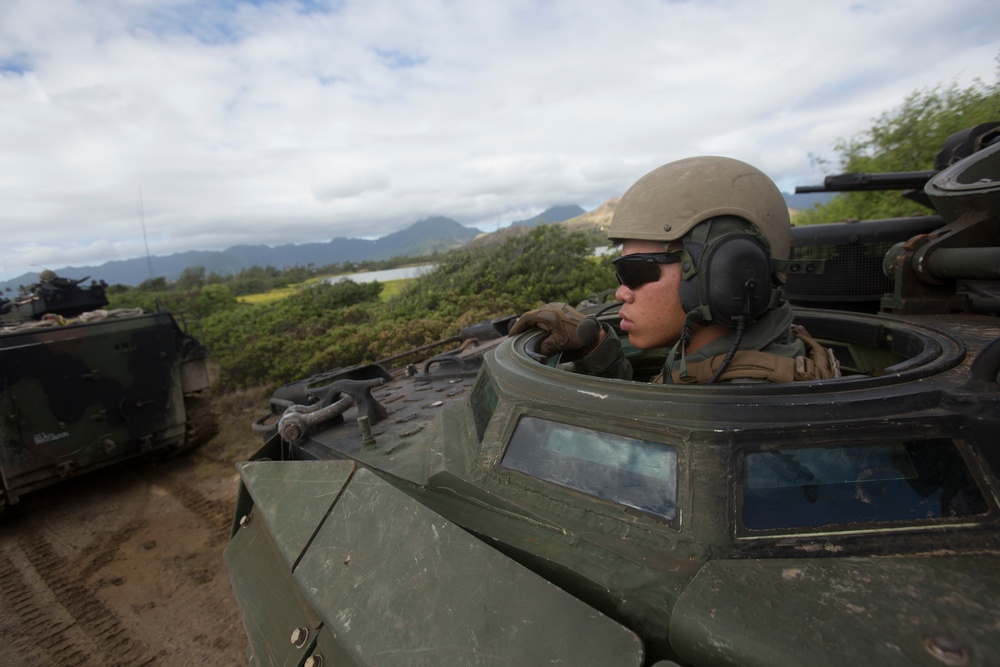 CAC AAV’s splash into the Pacific