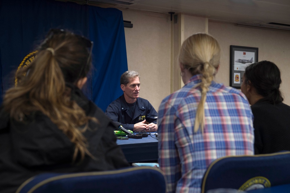 Australian Media Visit USS Bonhomme Richard