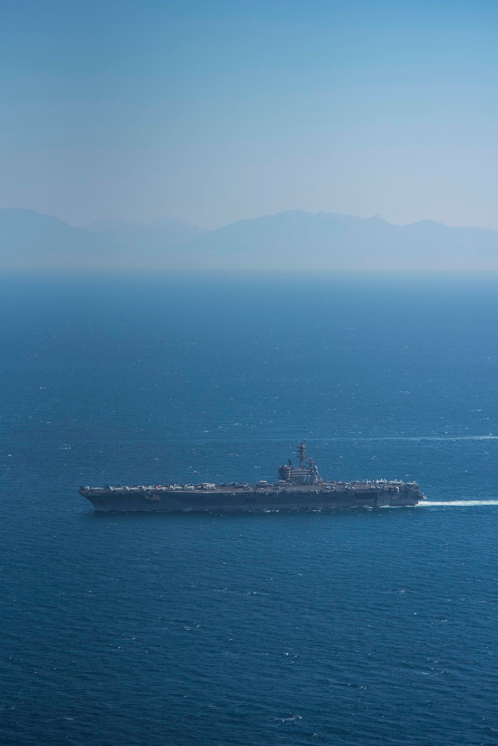 The ship and its carrier strike group are conducting naval operations in the U.S. 6th Fleet area of operations in support of U.S. national security interests in Europe and Africa.