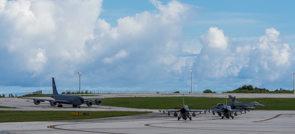 36th FS takes off from Andersen