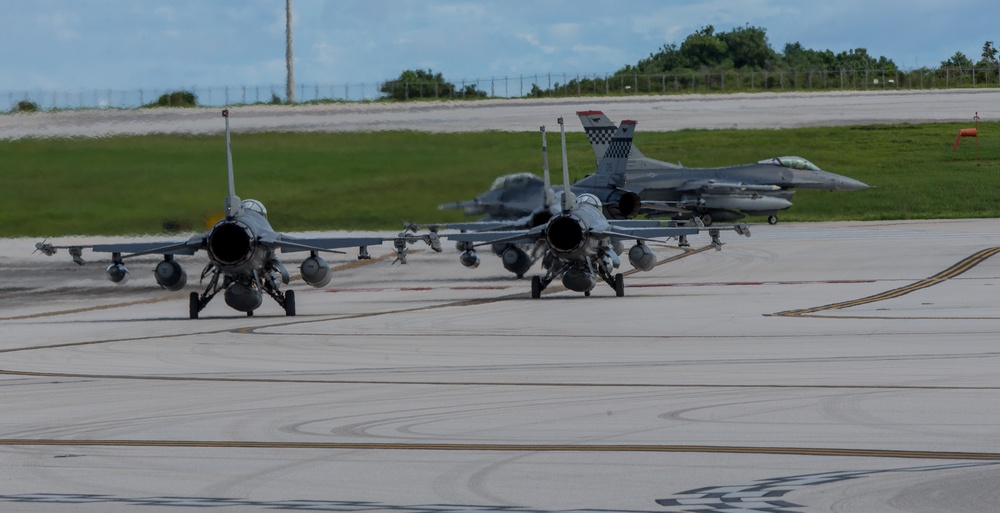 36th FS takes off from Andersen