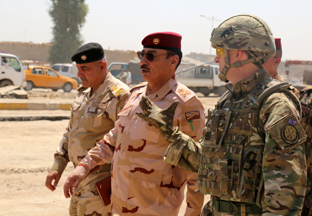 CJTF Deputy Commanding General Goes forward to personally witness the liberation of Mosul.