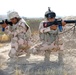 Iraqi army soldiers conduct squad movements