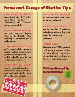 Permanent Change of Station Tips