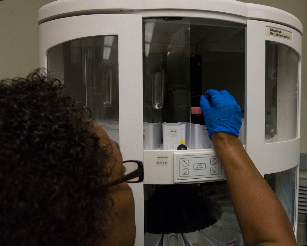 Wright-Patt's cytology lab examines cells to help make clear diagnosis