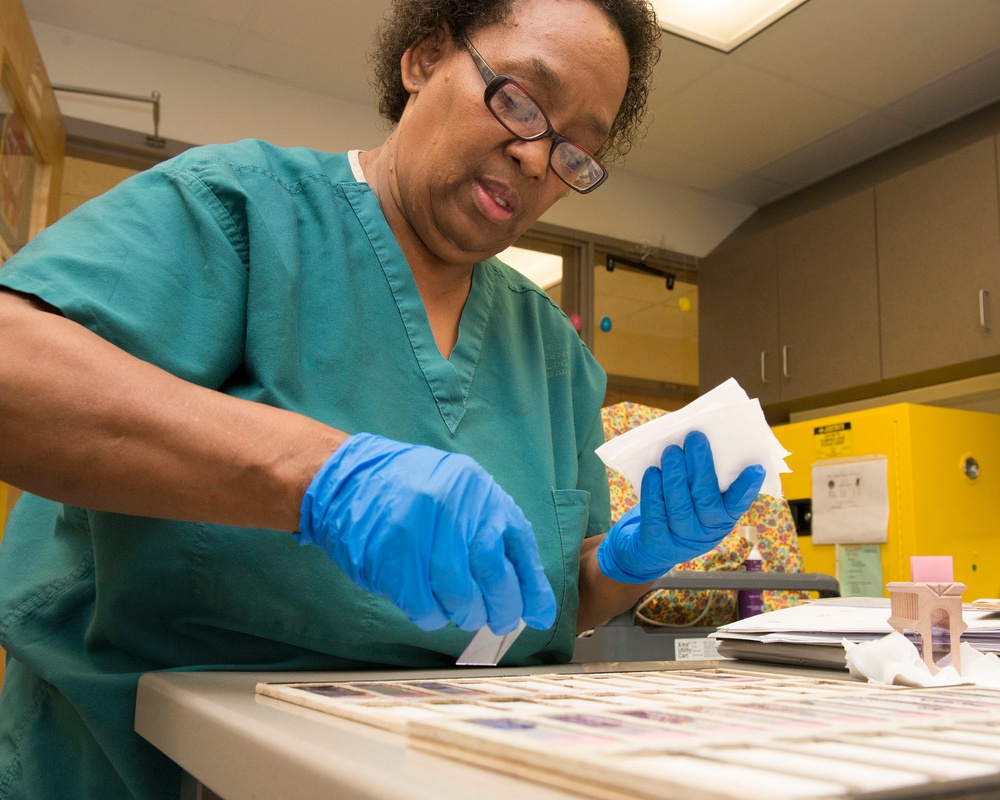 Wright-Patt's cytology lab examines cells to help make clear diagnosis