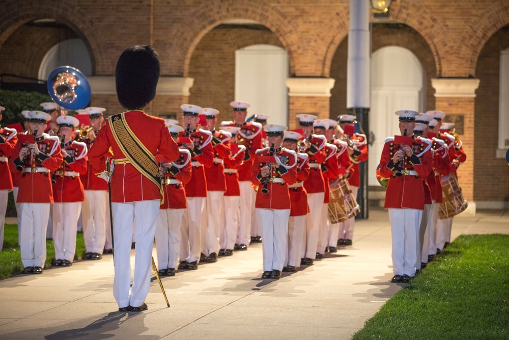 Marine Barracks Washington Evening Parade July 21, 2017