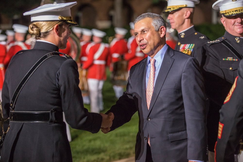 Marine Barracks Washington Evening Parade July 21, 2017