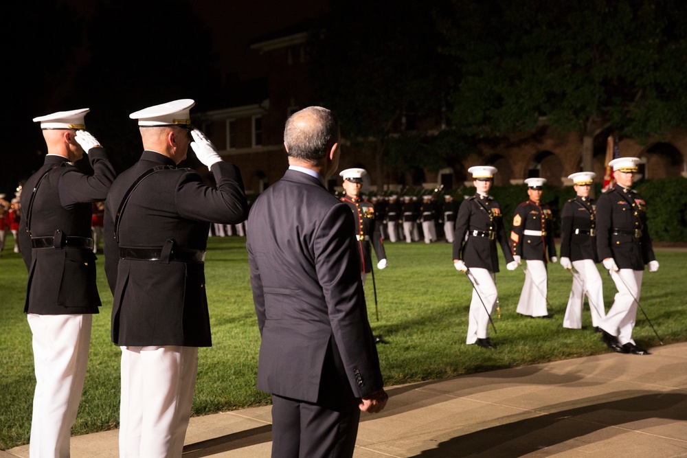 Marine Barracks Washington Evening Parade July 21, 2017