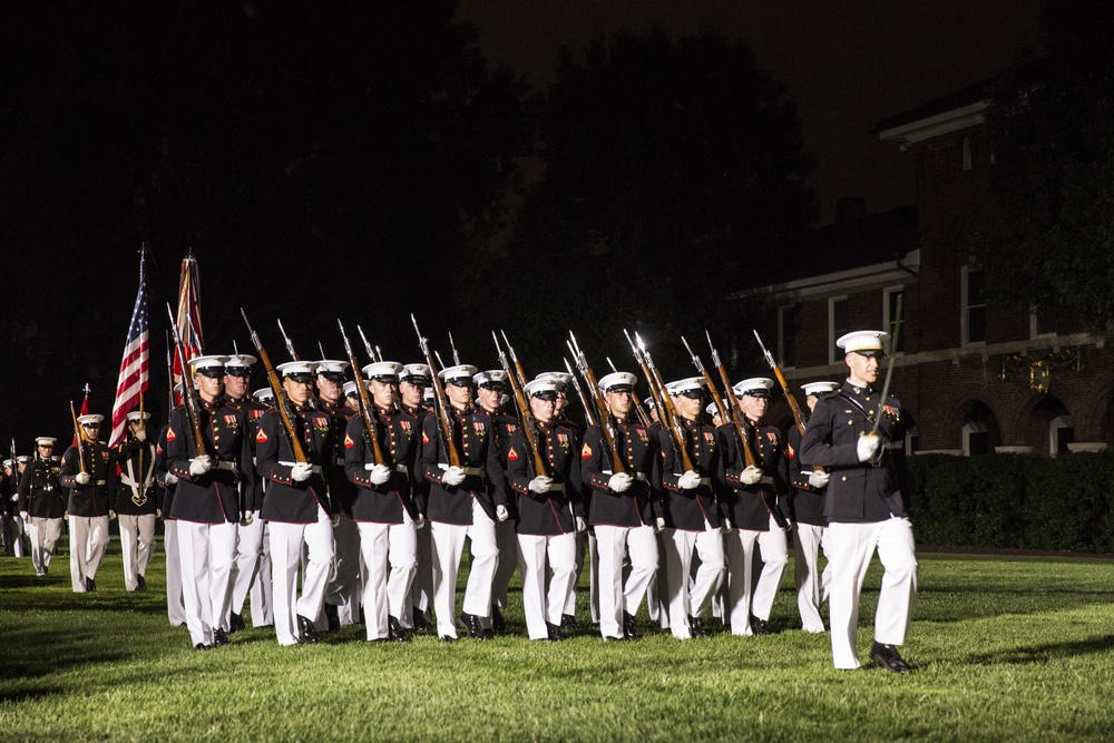 Marine Barracks Washington Evening Parade July 21, 2017