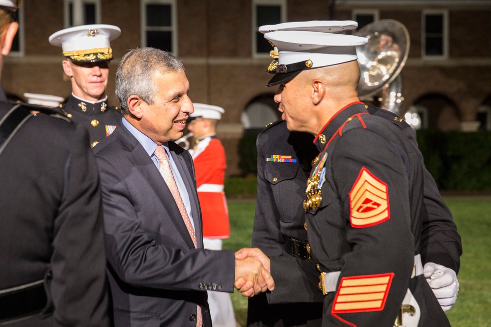 Marine Barracks Washington Evening Parade July 21, 2017