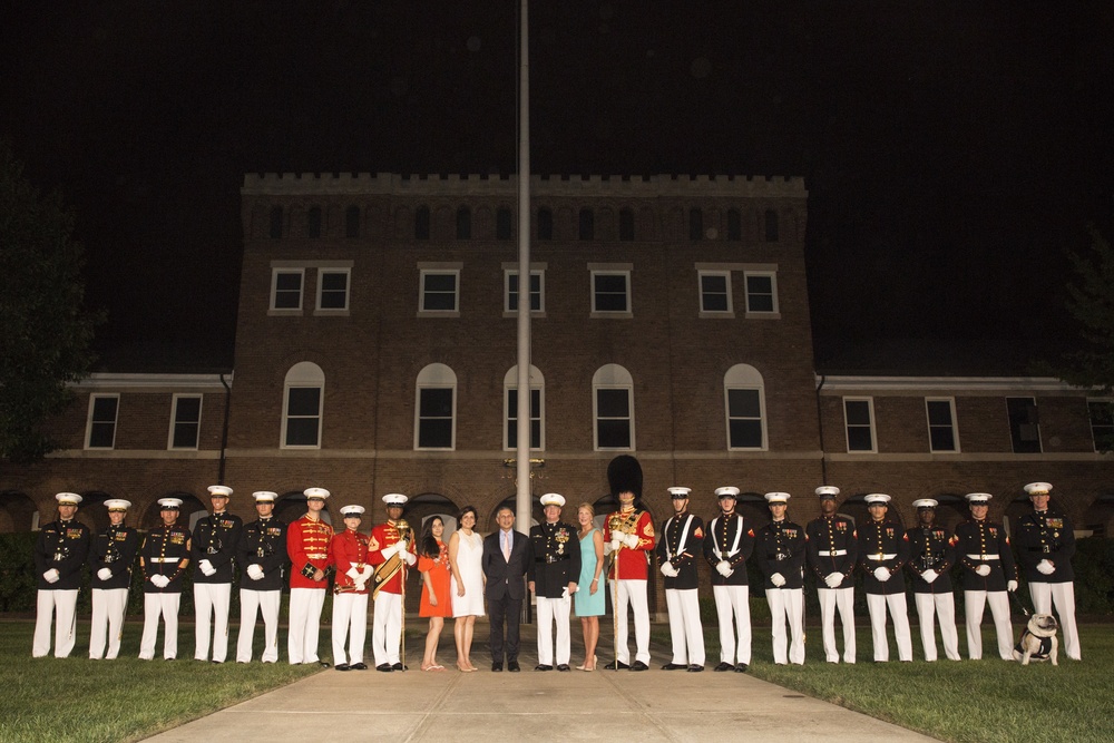 Marine Barracks Washington Evening Parade July 21, 2017