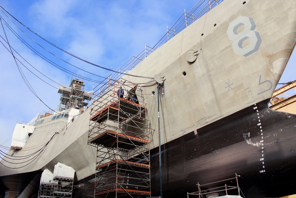 USS Montgomery (LCS 8) Undergoes Upgrades