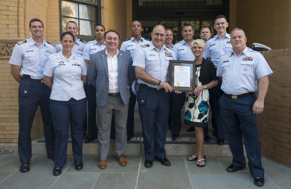 Chatham County Board of Commissioners declare August as Coast Guard month in official proclamation