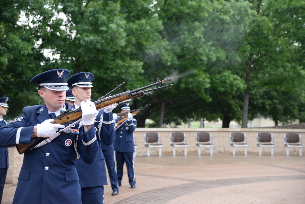 Laughlin graduates first honor guard class