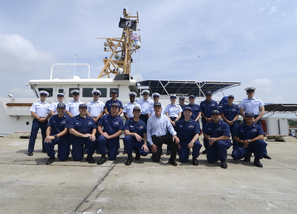 Sen. Tom Carper visits Coast Guard