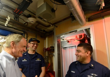 Sen. Tom Carper visits Coast Guard