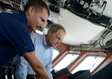 Sen. Tom Carper visits Coast Guard