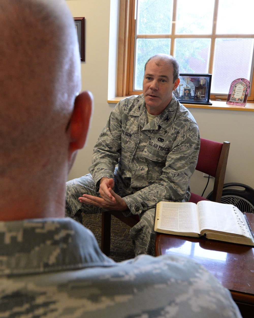 The Chaplain Corps ministry provides spiritual fitness to individual Airmen and families