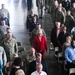 Alabama Gov. Kay Ivey leads the official party for a change of command ceremony at Alabama National Guard Joint Force Headquarters, Montgomery, Alabama, July 28, 2017.