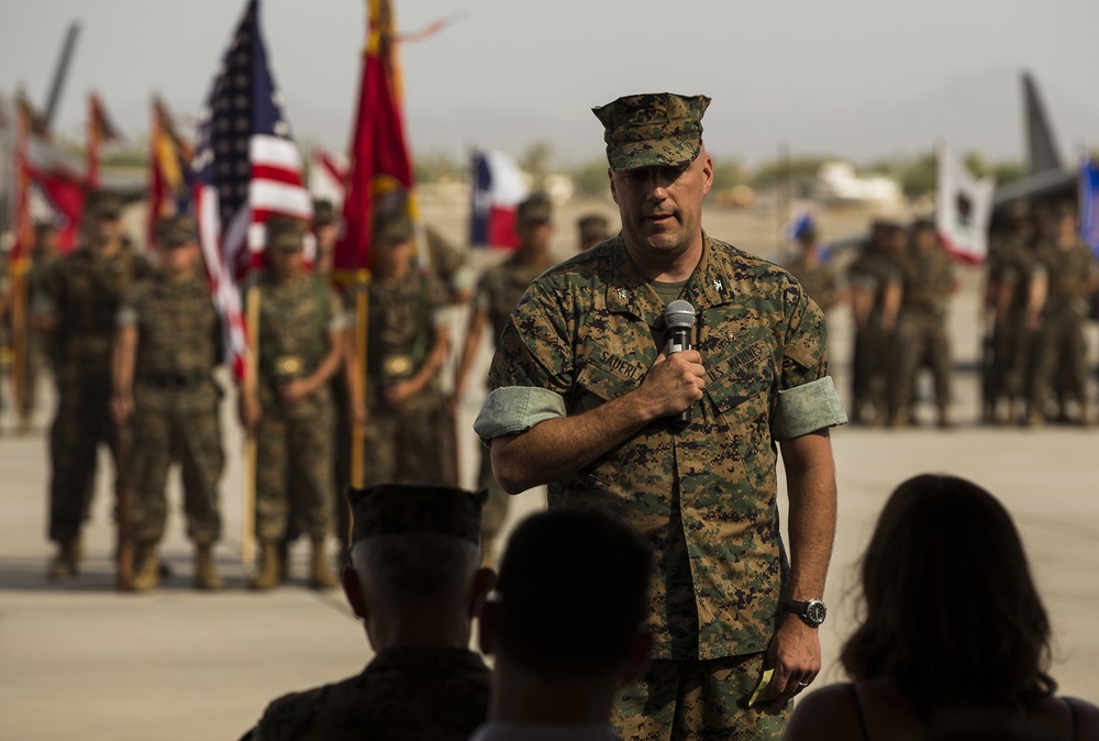 Col. Sauerland Takes Charge of MAG-13