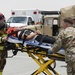 Leadership of the 379th Air Expeditionary Wing get a first-hand look at the base clinic and a 911 emergency response exercise